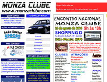 Tablet Screenshot of monzaclube.com